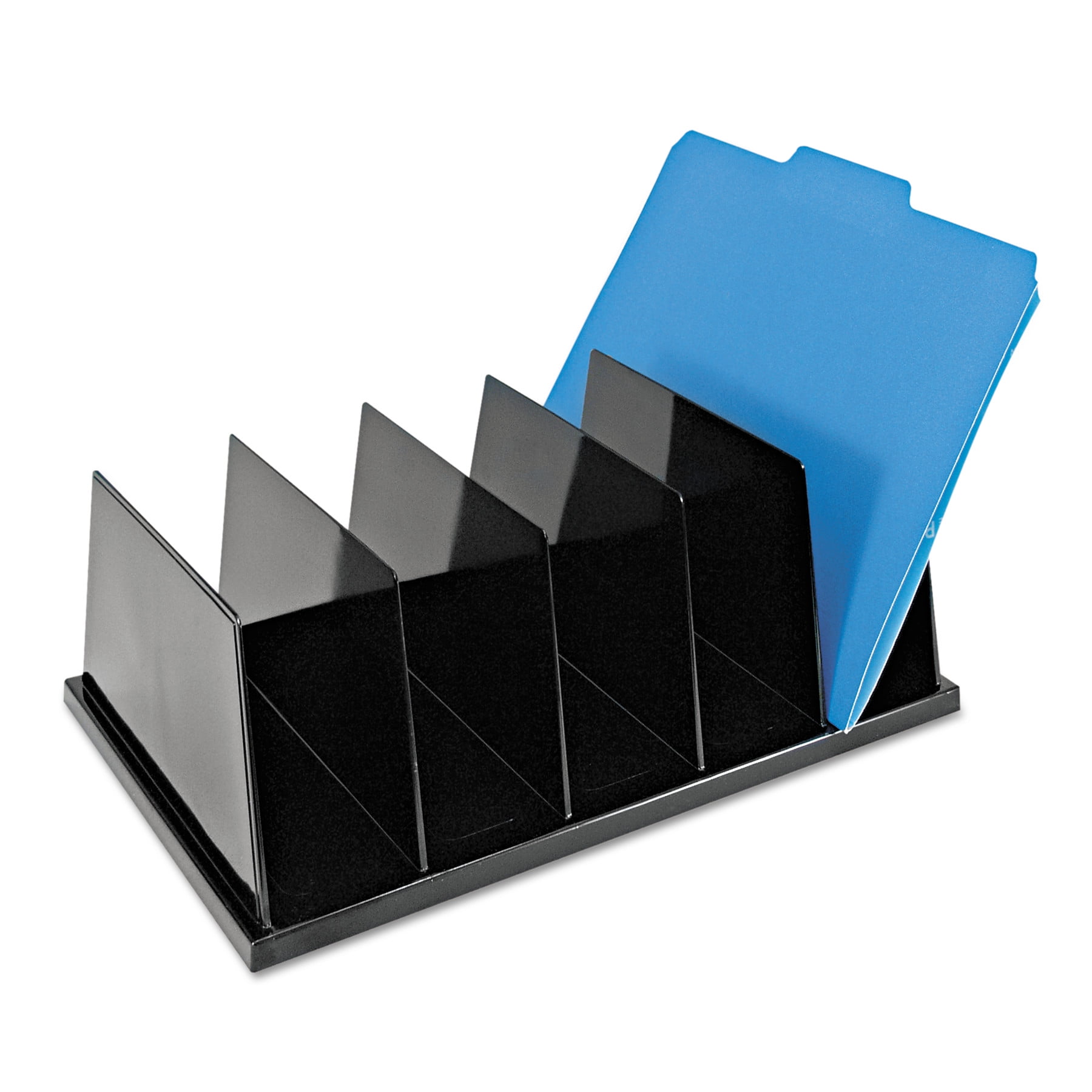 Officemate recycled large standard sorter 5 compartment 13 1 2 x 9 x 