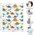 thumbnail image 4 of White Dinosaurs Colorful Species Pattern Blanket,Comfortable Soft Lamb Wool Throw Blanket,All Season,Warm Lightweight Blankets for Sofa Bed Couch Living Room Chair,30"x40", 4 of 4