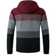 thumbnail image 3 of Sudadera con capucha para hombre, jersey, sudadera de punto, cárdigan, jersey con capucha de invierno para ocio, chaqueta de punto, interior de forro polar, chaqueta con capucha para hombre, 3 of 6