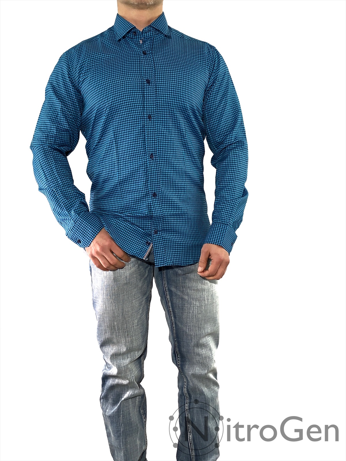 Men's Long Sleeve Dress Shirt Slim Fit 
