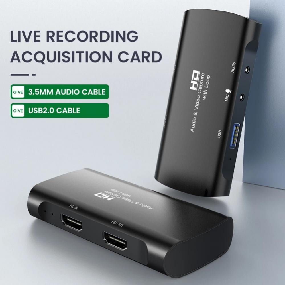 agptek hdmi video capture device for live streaming