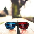 thumbnail image 4 of 5x Red And Blue Anaglyph Dimensional 3d Vision Glasses For Tv Game Dvd, 4 of 5