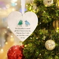 thumbnail image 3 of Heart Shaped Sea Glass Friendship Keepsake Ornament for Hangs Decorative Art, 3 of 3