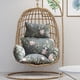 thumbnail image 2 of Cojines de silla colgante de ratán, cesta colgante de jardín, asiento de Silla, respaldo de silla de huevo colgante, columpio Fivean unisex, 2 of 2