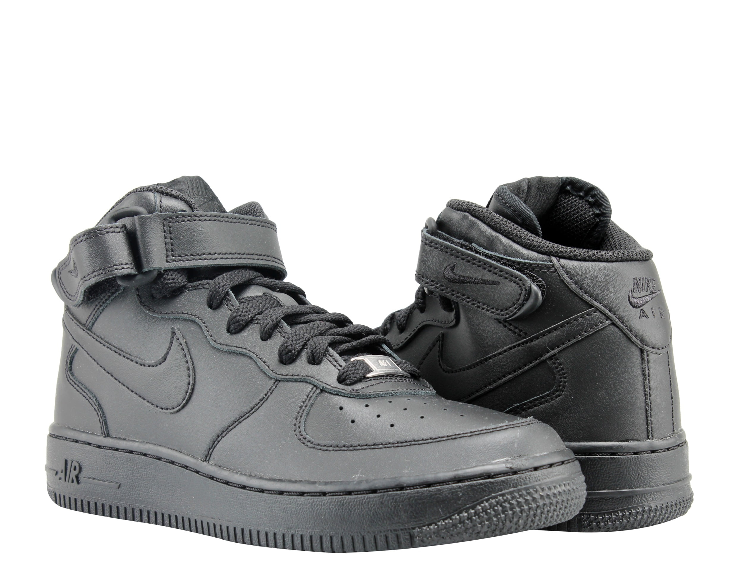 nike air force 1 mid all black