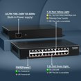 thumbnail image 3 of Switch Ethernet YuanLey de 24 puertos 2.5Gbps con 24 puertos RJ45 de 2.5G, 3 of 7