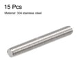 thumbnail image 2 of Unique Bargains M8 x 60mm 304 Stainless Steel Fully Threaded Rod Right Hand Threads 15 Pack, 2 of 4