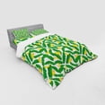 thumbnail image 2 of Ambesonne Nature Bedding Set 4 Pcs, Banana Art, Queen, Hunter Green Yellow, 2 of 2