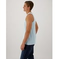 thumbnail image 2 of Hanes Unisex Garment Dyed Cotton Tank Soothing Blue L, 2 of 7