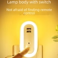 thumbnail image 4 of Lámpara de pared con control remoto ovalado, luz nocturna con atenuación temporizada, lámpara de pared LED simple para dormitorio, sala de estar, dormitorio y pasillo, 4 of 5