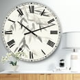 thumbnail image 2 of DesignArt Horloge Murale Simpliste Feuilles de Bambou IV Grande, 2 of 2