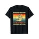 thumbnail image 1 of [100 % algodón] Camiseta humorística de pesca Master Baiter con diseño de lubina saltando., 1 of 7