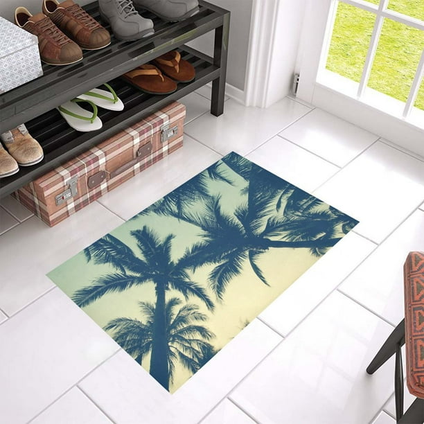 MKHERT Palm Trees Doormat Rug Home Decor Floor Mat Bath Mat 23.6x15.7