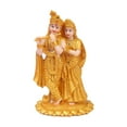 thumbnail image 4 of AMLESO Hindu Radha sur Statue de Lotus 10.5x8x18.8cm Décoration de Table, 4 of 8