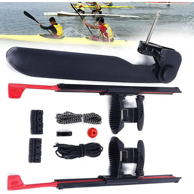 TFCFL 2Pcs Adjustable Kayak Foot Braces Pedals & Tail Rudder DirectionTool  Kit Kayak Accessories,for Kayaking,Canoe,Fishing Boat