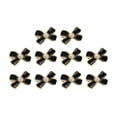 thumbnail image 2 of opvise 10Pcs Nail Ornaments Unique Shape Faux Pearl Design Vibrant Color Amazing Visual Effect 3D Bow-knot Nail Charms Ornaments Jewelry Manicure for Nail Salon, 2 of 8