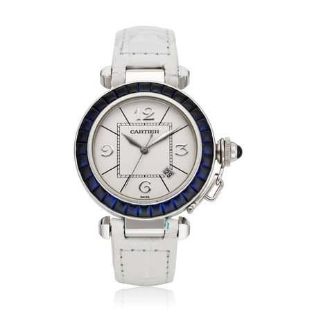 Pre-Owned Cartier Pasha 32MM 2398 Stainless Steel Case and Bezel