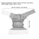 thumbnail image 3 of Couche lavable en tissu pour adulte, imperméable et respirante, pour personnes âgées, pour soins d'incontinence, 66,7 cm à 150 cm, 3 of 4