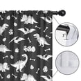 thumbnail image 4 of Blackout Kids Curtains,Dinosaur Silhouette Pattern Childrens Insulated Curtains Set Of 2,Bedroom Essentials,Toddler Room Decor 42"x63", 4 of 5