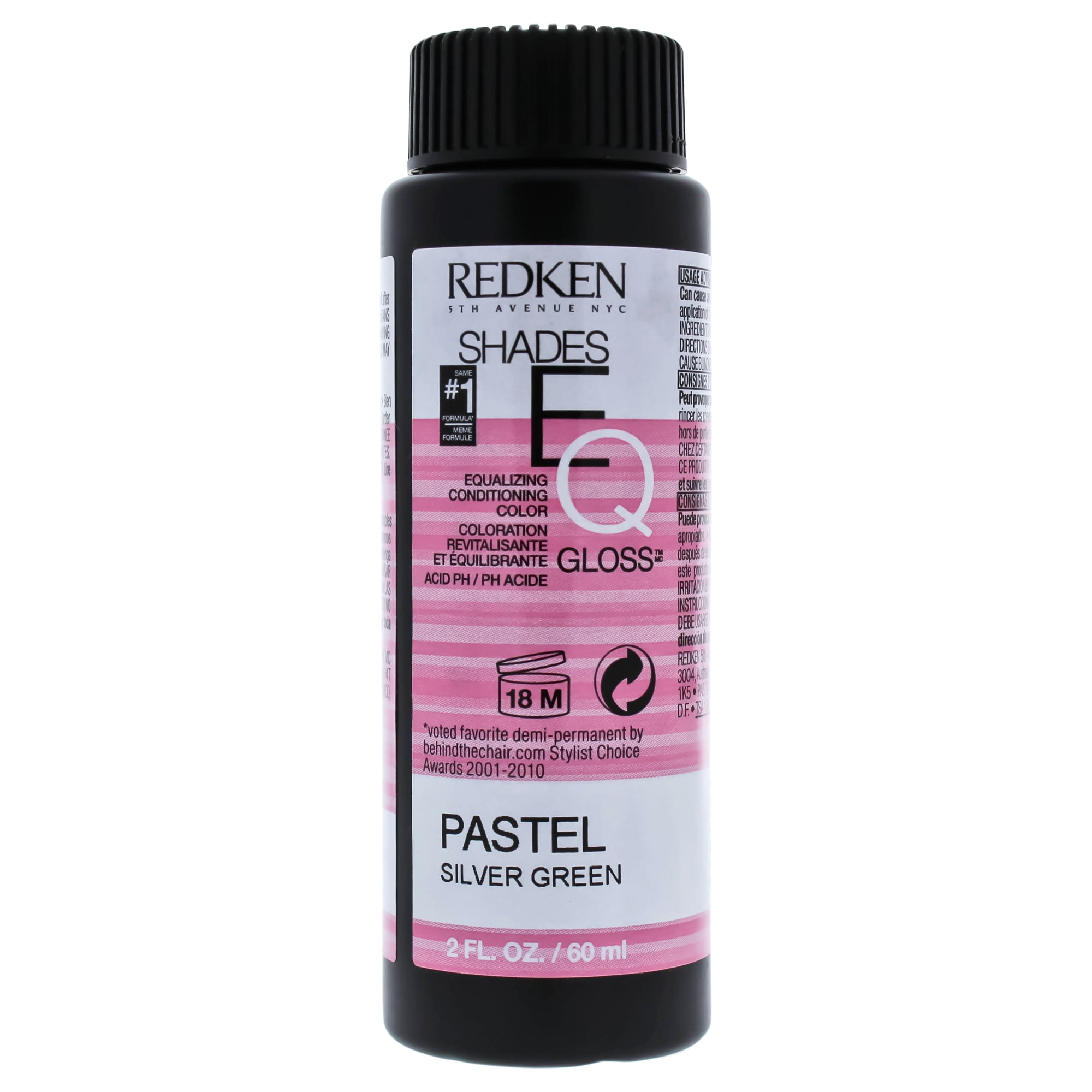 Shades Eq Color Gloss Pastel Silver Green By Redken For Unisex