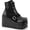 Blk Vegan Leather- Velvet, variant on Women's Demonia Concord 55 Ankle Boot