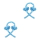 thumbnail image 4 of Vogacara Cinta para rizar el cabello Cinta para el cabello Espuma sin calor Pinza para el cabello Reutilizable Diadema portátil para envolver, Azul Azul 2piezas Vogacara CBP116558, 4 of 6