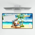 thumbnail image 4 of Chihuahua Hello Summer Beach Theme with Sunglasses and Tropical Cocktail Desk Mat Full Keyboard Mouse Pad Dog Lover Gifts Idea Large Mousepad - 00009, 4 of 5