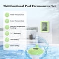 thumbnail image 3 of Tiptop Home Pool Thermometer & Receiver Set, Wireless Pool Thermometer Floating Easy Read, Digital Pool Thermometer Floating, IPX7 Waterproof Outdoor Thermometer for Pool, Hot Tubs and Ponds, 3 of 11