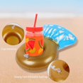 thumbnail image 2 of 6pcs Inflatable Drink Holder Set, Diamond Ring Pool Drink Cup Floating Bath Holder, 2 of 3