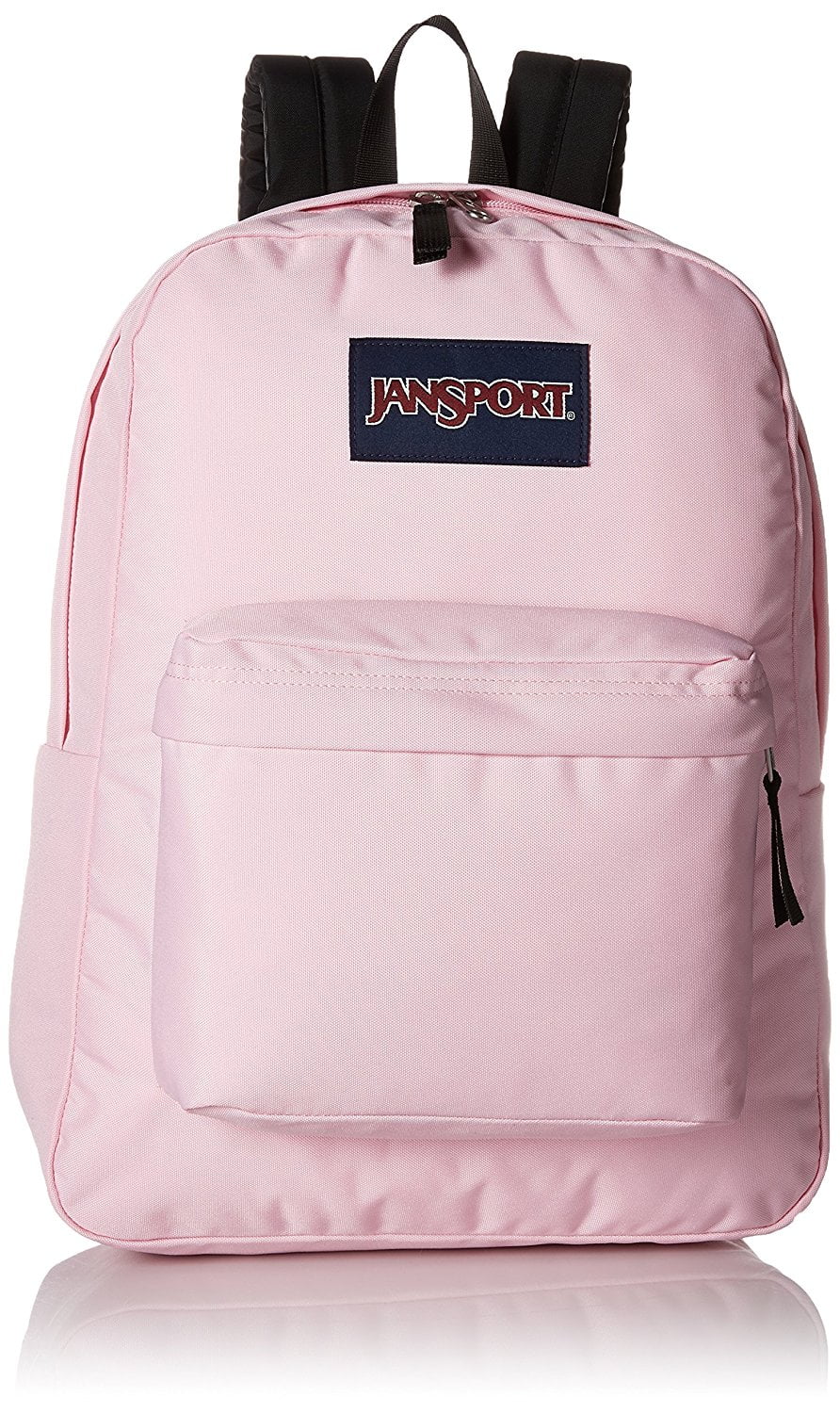 jansport backpack pink with leaves
