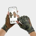 thumbnail image 3 of BASSDASH Unisex Fingerless Camo Hunting Gloves for Men's Women's Early Season Warm Weather UPF 50+ Lightweight Fishing Photography HG04, 3 of 7