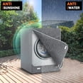 thumbnail image 6 of Washer/Dryer Cover for Front Load,Washing Machine Cover Waterproof,Dustproof and Anti-UV,Heavy Duty Oxford Washer Covers for Outside,27"W x 33"D x 39"H -Gray, 6 of 7