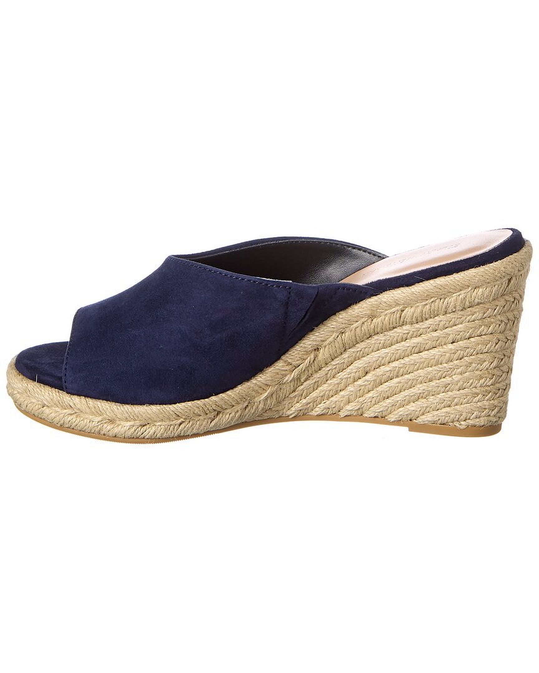 Stuart Weitzman Wonda Suede Wedge Sandal, 6, Blue - Walmart Business  Supplies