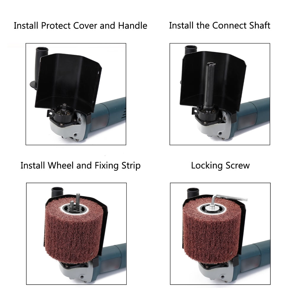 Versatile Angle Grinder Attachment, Burnishing Polishing Machine Accessory, Comfortable Handle