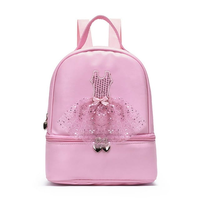 maskred Cute Ballet Dance Girl Backpack School Bag Kids School Bookbag