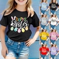 thumbnail image 3 of Easter Shirts for Girls Casual Breathable Blue Eggs-Cavator Graphic Easter Story Tshirt 2026 Children Short Sleeve Tops Funny Rabbit Easter T Shirts, 3 of 6