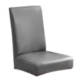 thumbnail image 1 of Funda Protectora para Silla Wingback a Prueba de Aceite, Accesorios Cómodos Elásticos de material cuero PU, Cojines Impermeables, Funda para gris Soledad Funda de asiento Funda, 1 of 7