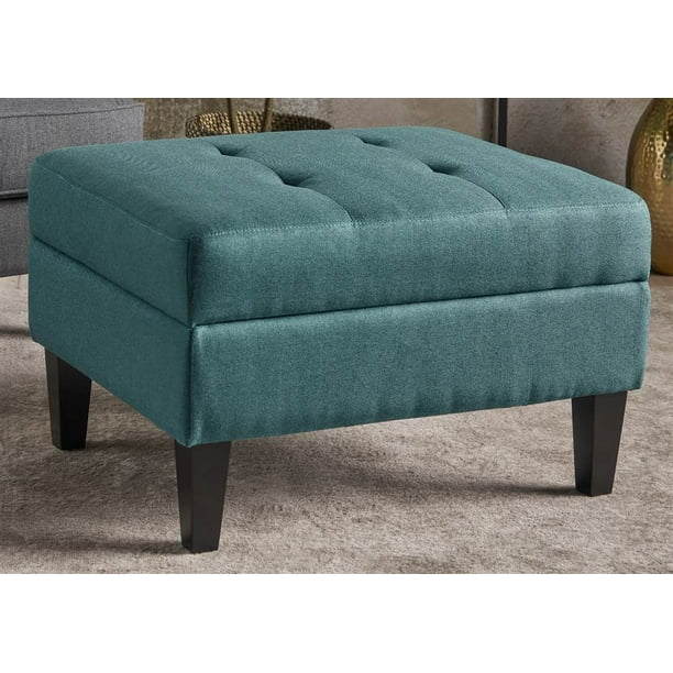 Zahra Tufted Storage Ottoman Walmart Com Walmart Com