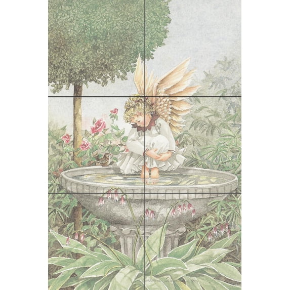 Tile Mural Kitchen Backsplash - Feathered Friends - by Catherine Simpson
