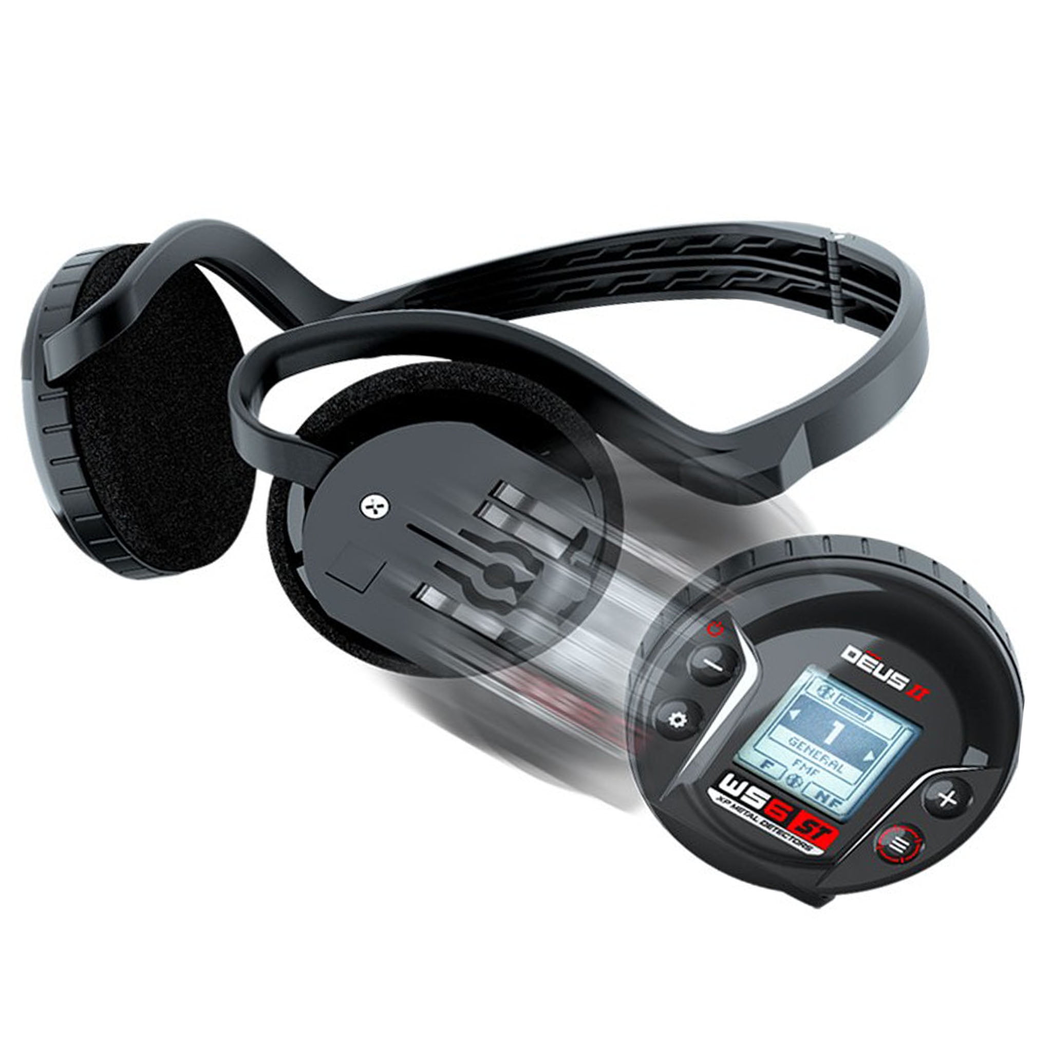 XP DEUS II WS6-ST (STEREO) Master Fast Multi Frequency Metal Detector with 9" FMF Search Coil