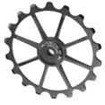 thumbnail image 4 of Polea de cambio trasero de aluminio con cojinete cerámico negro de alto rendimiento para MTB, 4 of 8