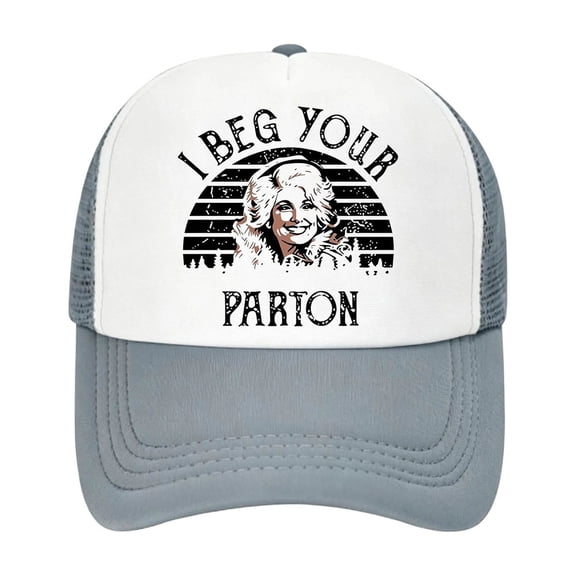 JCCXIN Adult Baseball Cap Dolly Graphic Print Adjustable Snapback Parton Memorial Cap Casual Retro Trucker Hat