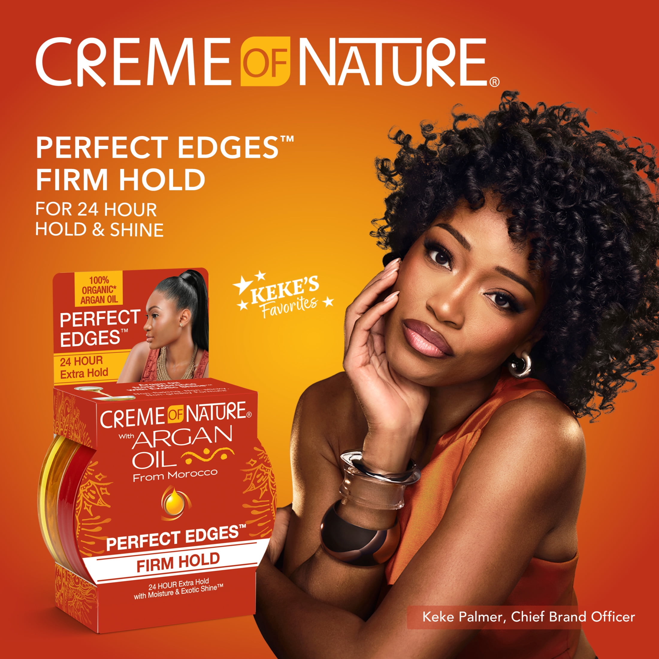 (2 pack) Creme of Nature Perfect Edges™ Firm Hold Edge Control with Argan Oil, 2.25 oz