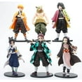 thumbnail image 1 of Demon Slayer Figura de acción Set Figuras 6 PCS Set 63 pulgadas Zenitsu Inosuke Tanjiro Nezuko Tomioka Shinobu Figura coleccionable Regalos Decoración, 1 of 8