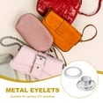 thumbnail image 4 of Ojales de metal, kit de ojales y arandelas, herramienta de ojales de cuero para tela, zapatos, ropa, cortinas, cinturones, proyectos de bricolaje, plata 5mm/3/16", 4 of 7