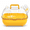 Yellow, variant on OANLKGI Small Pet Travel Carrier 10.83 x 8.66 IN Acrylic Viewing Panels Transparent Animal Transport Box Water Bottle and Carry Handle Portable Ventilated Pet Cage Pet Travel Yellow