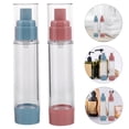 thumbnail image 2 of botellas con bomba sin aire de 50 ml, frascos de crema al vacío y botellas con atomizador, dispensadores de loción, contenedores vacíos rellenables para artículos de tocador para viajes., 2 of 5
