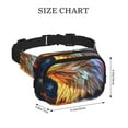 thumbnail image 4 of Easygdp Geometric American Bald Eagle Fanny Packs for Women Men, Belt Bag, Fashion Crossbody Bags, for Workout/Running/Hiking, 4 of 9