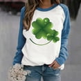thumbnail image 2 of FAIWAD Womens St Patricks Day Tunic Tops Long Sleeve Round Neck Tunic Tops Plus Size Pullover Tops, 2 of 4