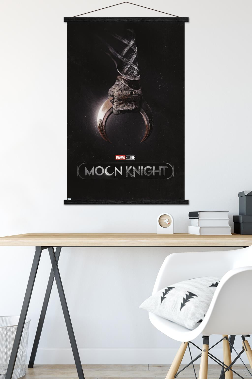 Marvel Moon Knight - Teaser One Sheet Wall Poster with Magnetic Frame, 22.375" x 34"